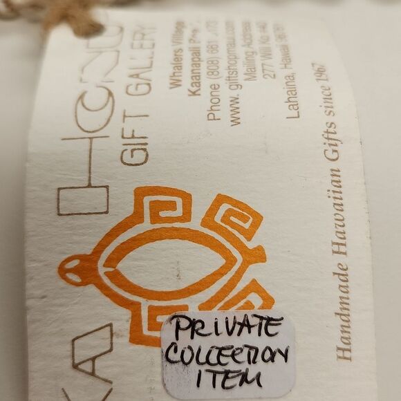 Tahiti Disk Warrior Shell Lei Circa 1980 from PRIVATE COLLECTION - Picture 8 of 11